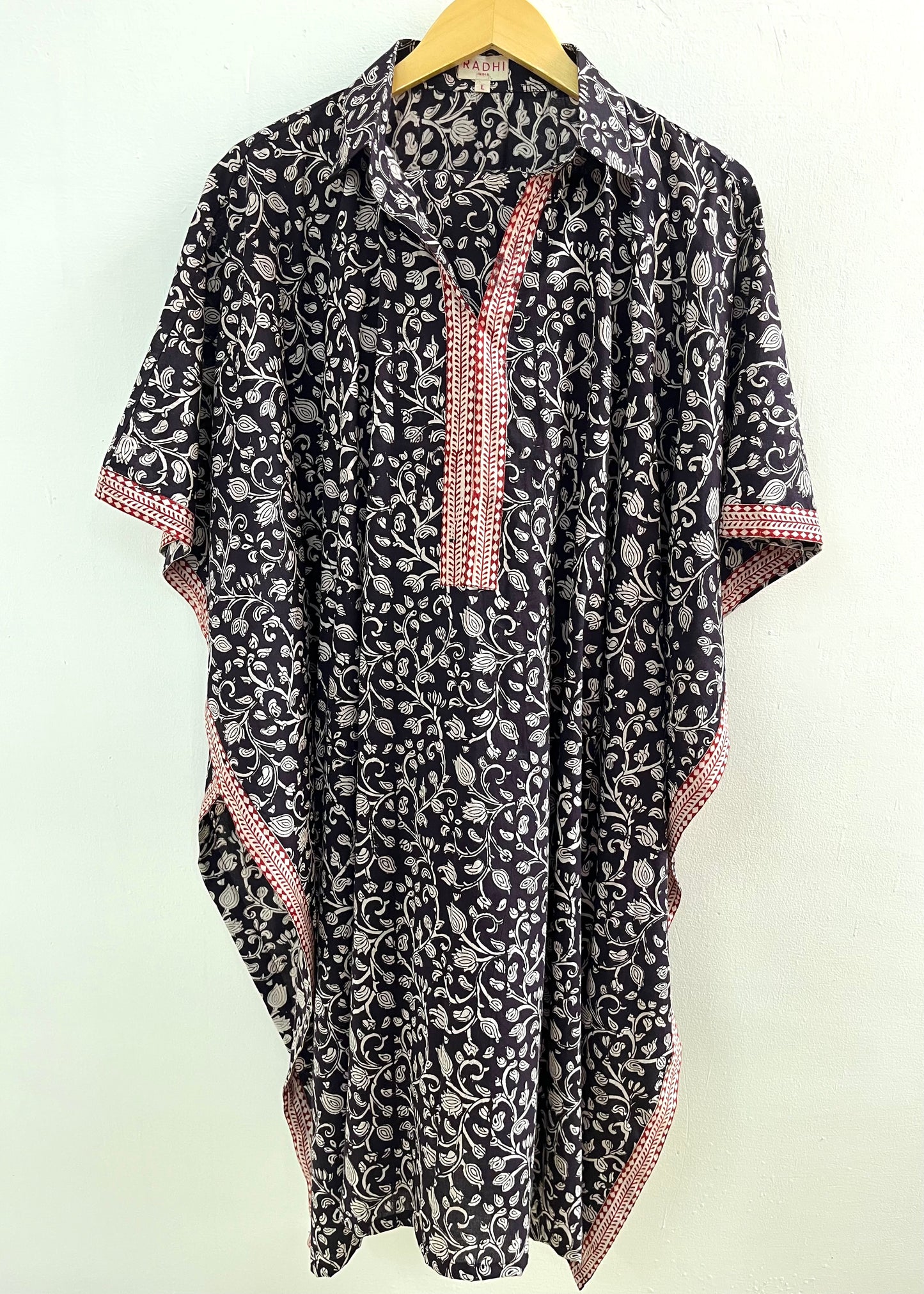 Bagh Black Kaftan Set