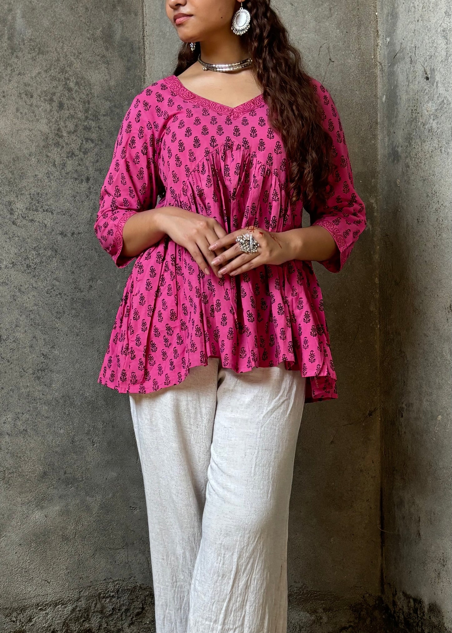 Bagh Rani Peplum Top