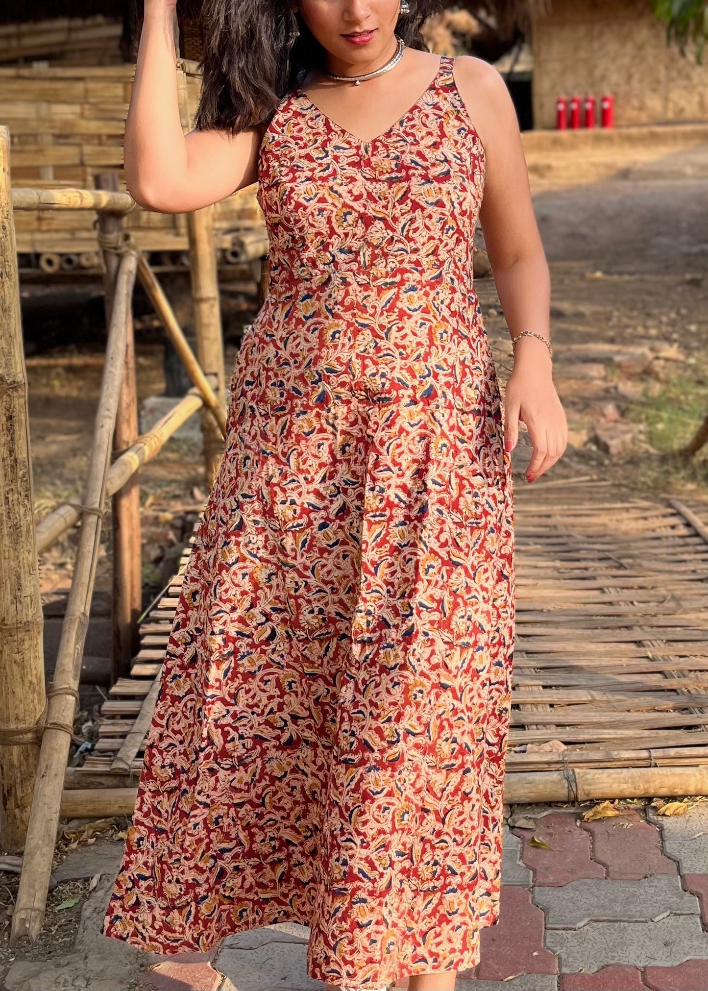 Kalamkari Cami Dress