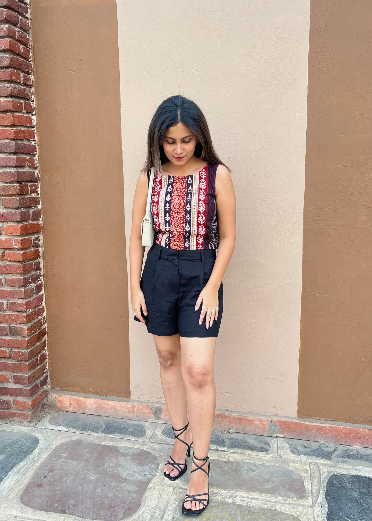 Bagh Patch Halter Top