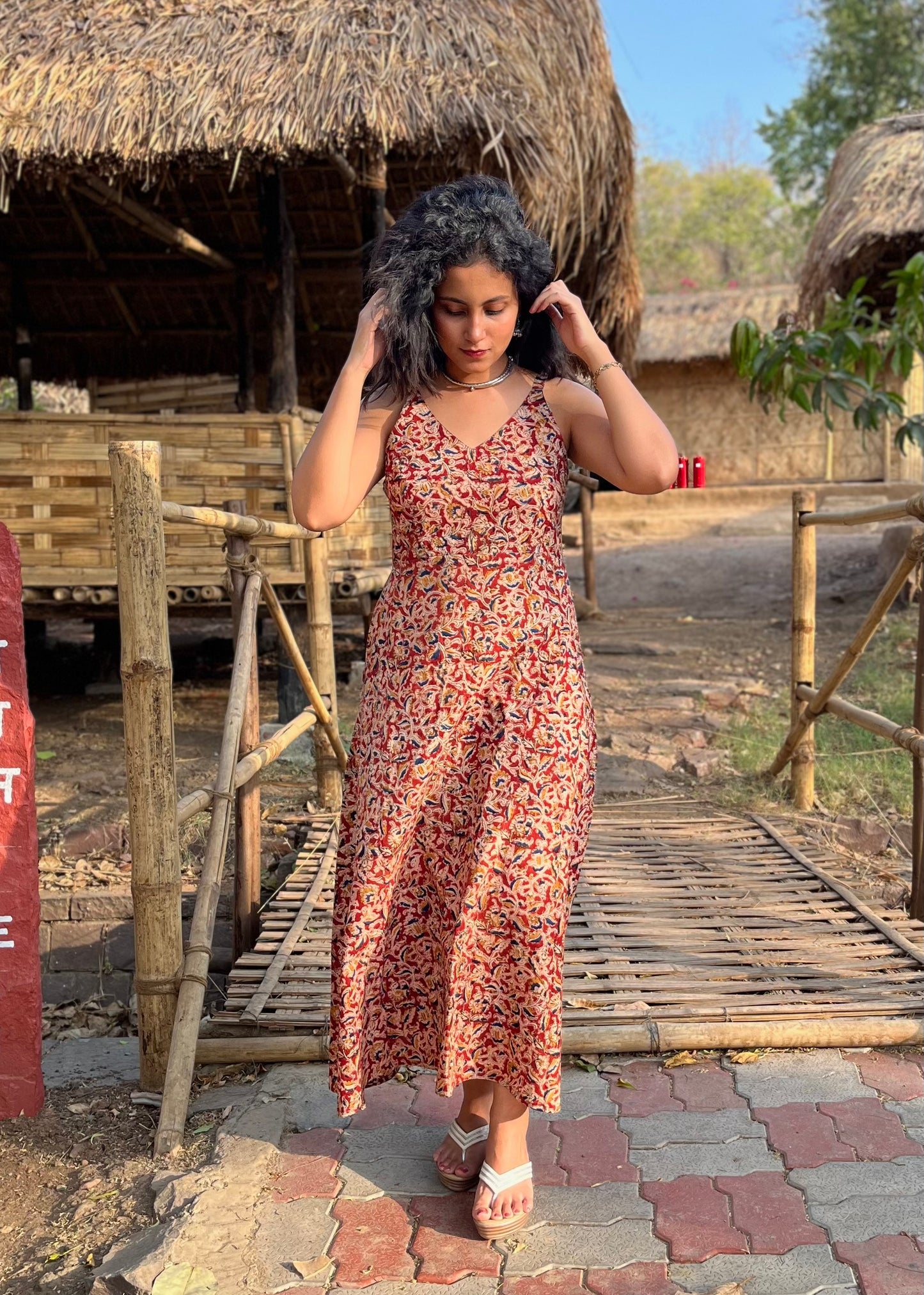 Kalamkari Cami Dress