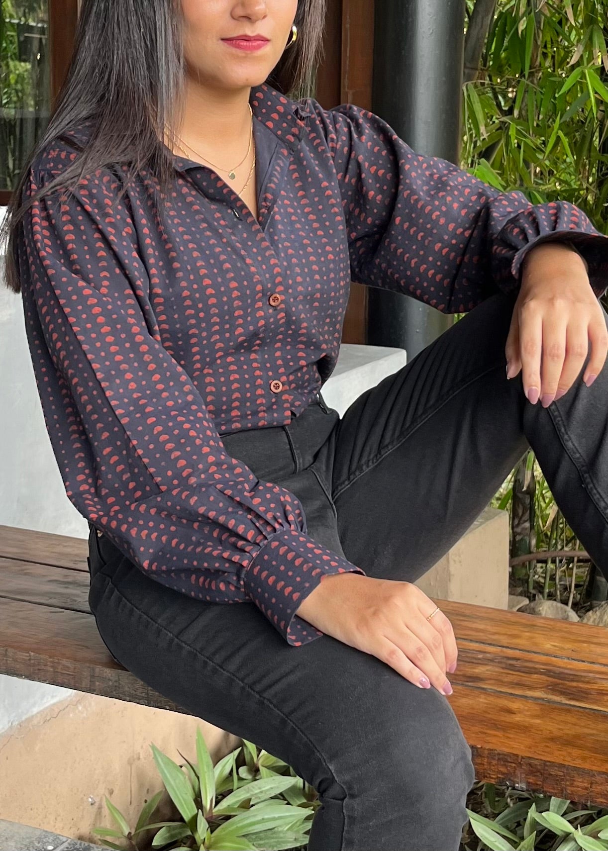 Dabu Balloon Sleeve Shirt