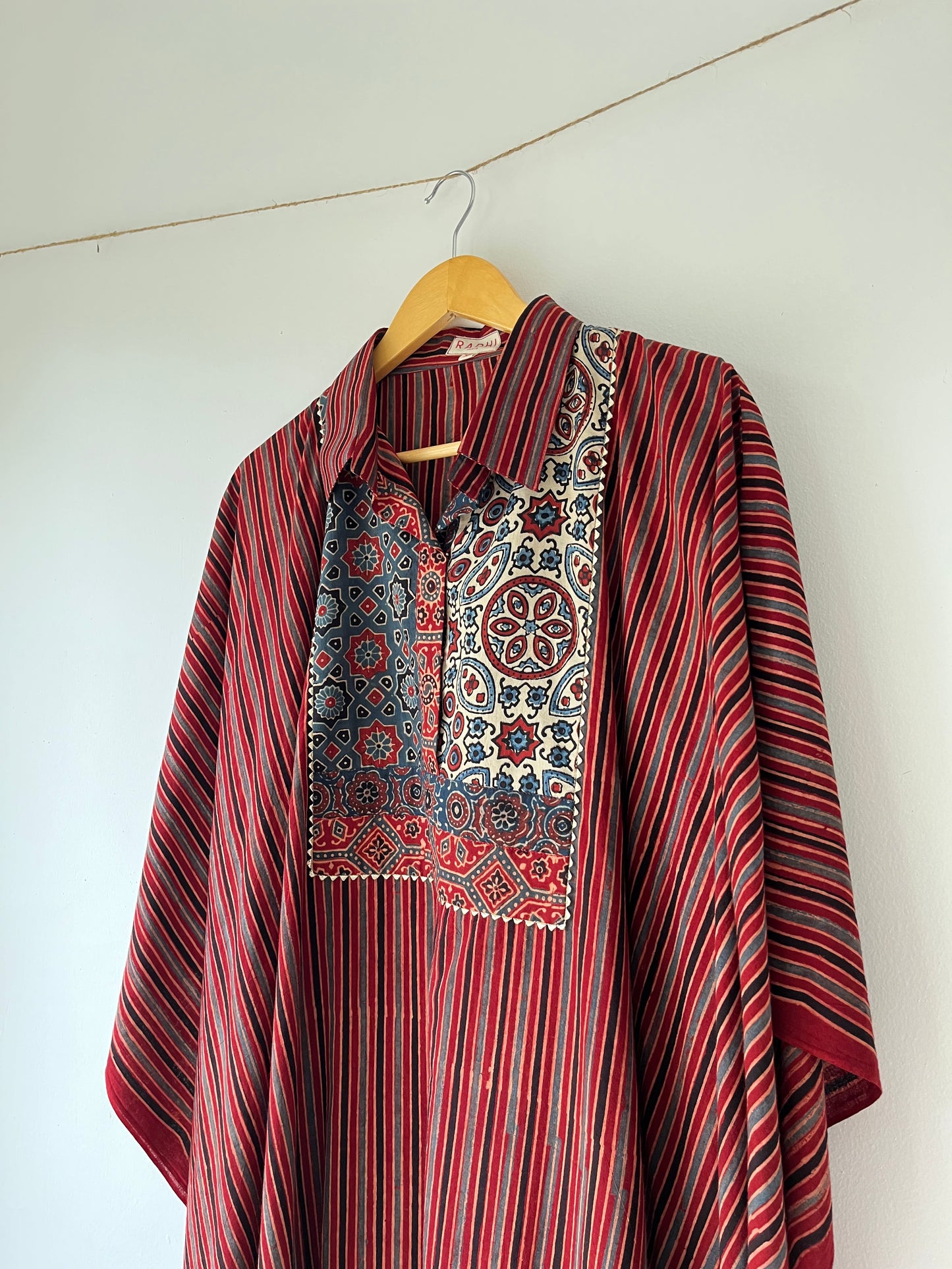 Ajrakh Patch Kaftan